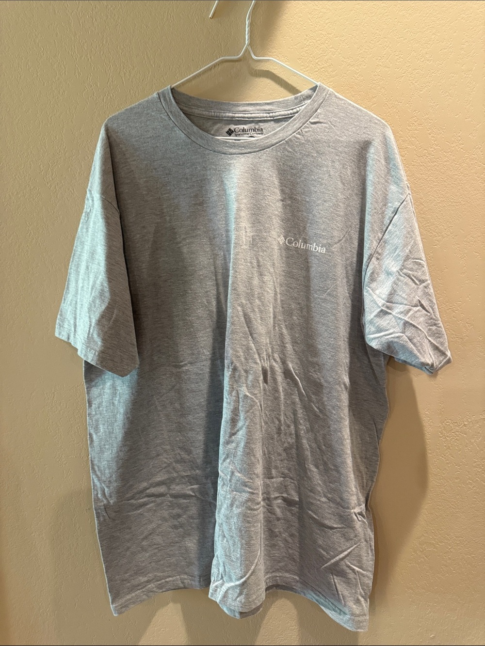 Columbia Men’s Short Sleeve Crew Tee - Light Gray